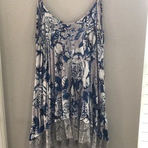 Floral rayon top